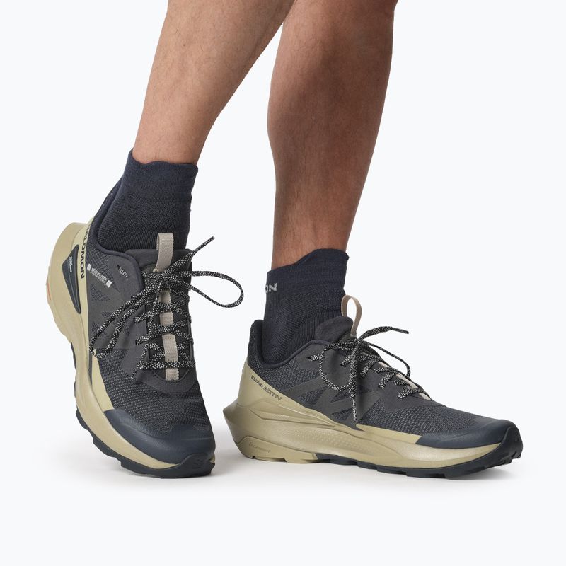 Scarpe da trekking da uomo Salomon Elixir Activ carbon/slate green/glacier 14