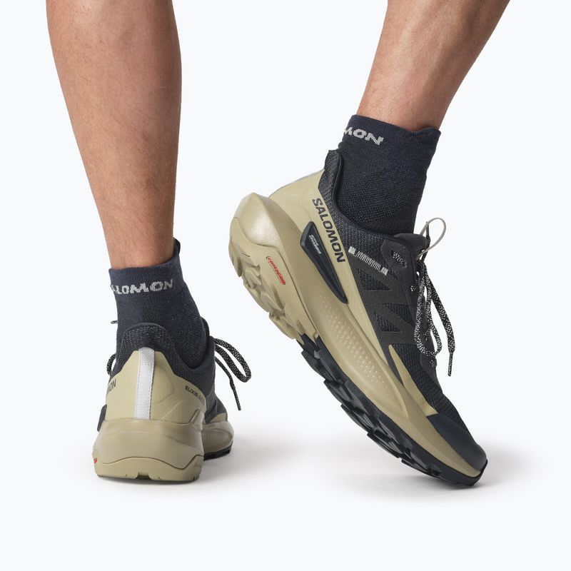 Scarpe da trekking da uomo Salomon Elixir Activ carbon/slate green/glacier 15