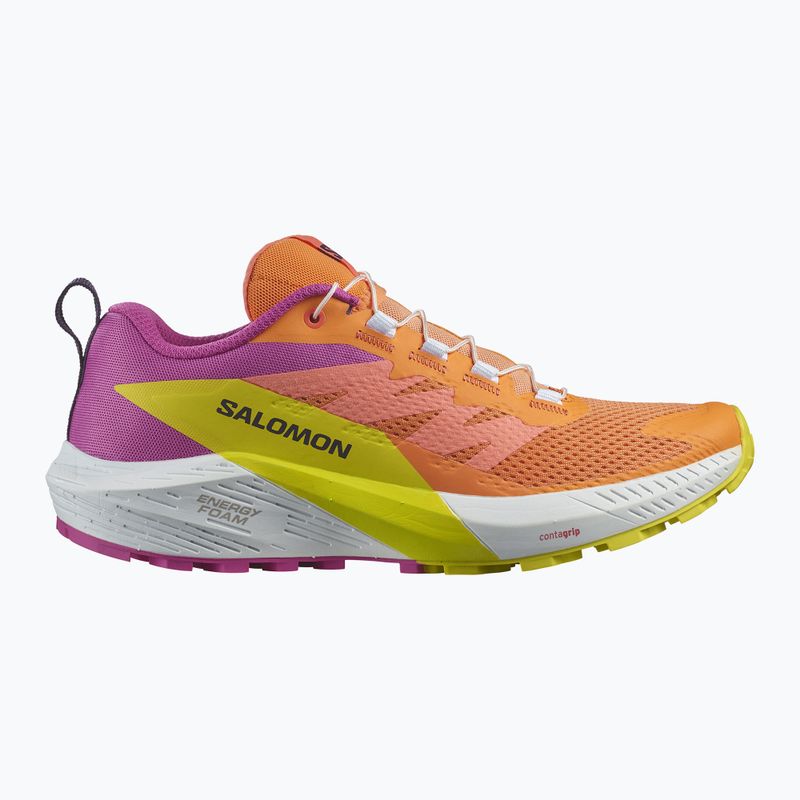 Salomon Sense Ride 5 scarpe da corsa donna bird of paradise/bianco/zolfo primavera 9