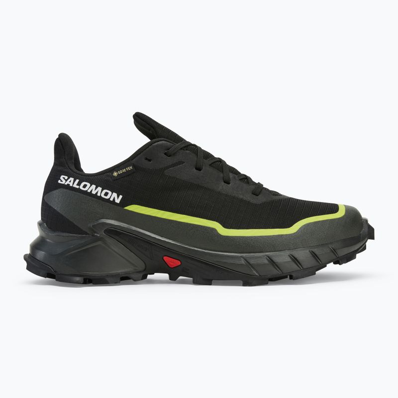 Scarpe da corsa da uomo Salomon Alphacross 5 GTX nero/torba/zolfo primavera 2