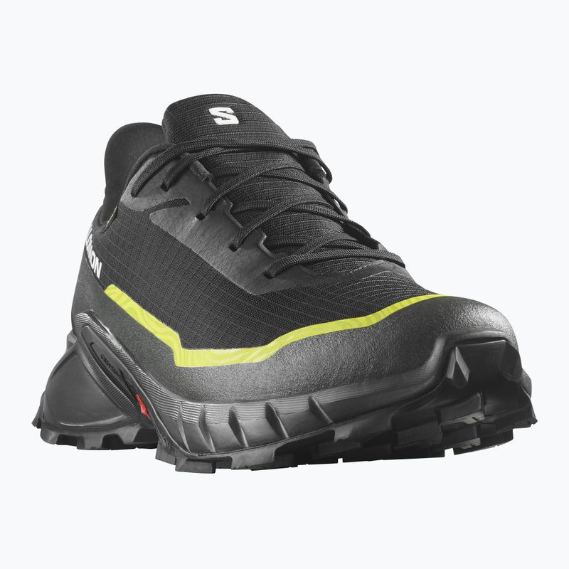Scarpe da corsa da uomo Salomon Alphacross 5 GTX nero/torba/zolfo primavera 8