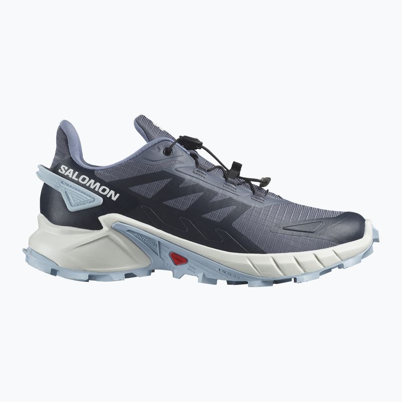 Salomon Supercross 4 scarpe da corsa donna grisaglia/bianco/blu cachemire 9