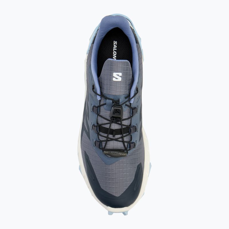 Salomon Supercross 4 scarpe da corsa donna grisaglia/bianco/blu cachemire 5