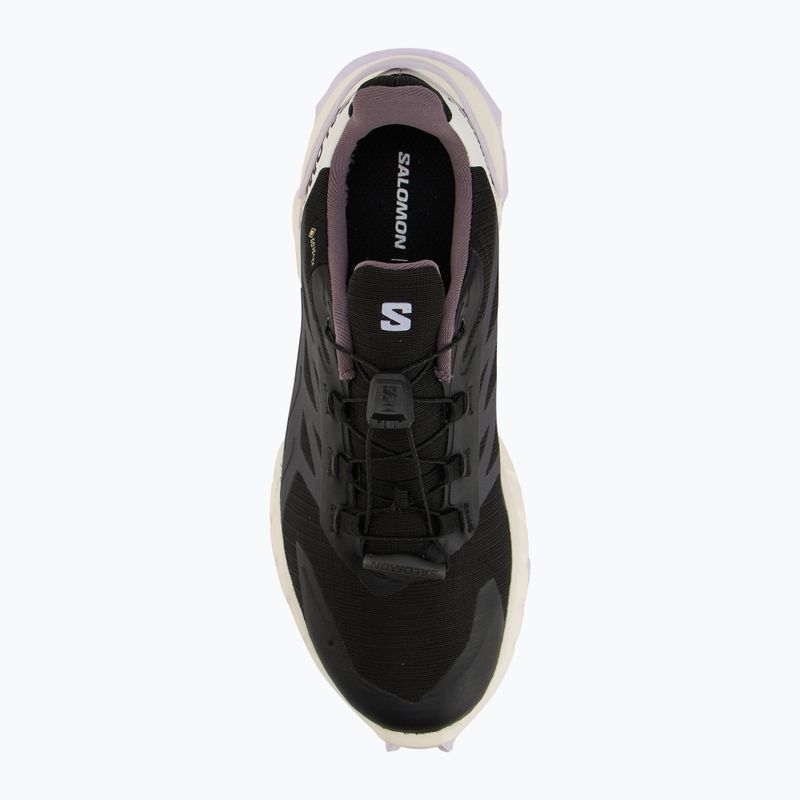 Scarpe da corsa da donna Salomon Supercross 4 GTX nero/vanilla ice /orchidea petalo 5