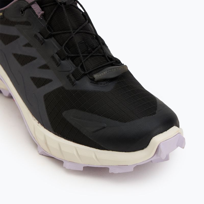 Scarpe da corsa da donna Salomon Supercross 4 GTX nero/vanilla ice /orchidea petalo 7