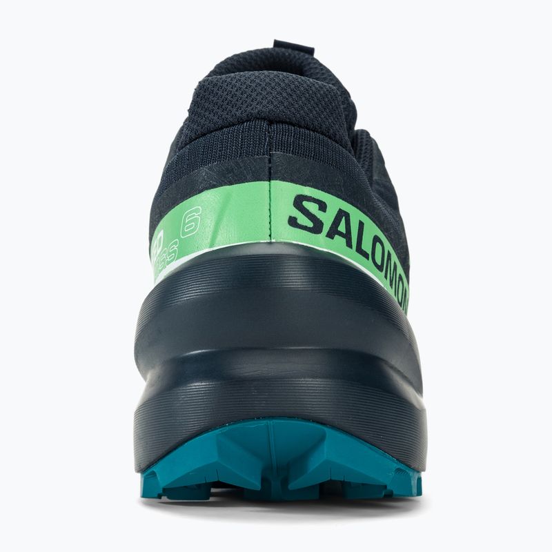 Scarpe da corsa Salomon Speedcross 6 da uomo in carbonio/tahitian tide/bianco 7
