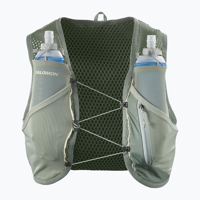 Salomon Active Skin 8 Set gilet da corsa ghirlanda d'alloro/tappa di giglio/lavaggio aloe