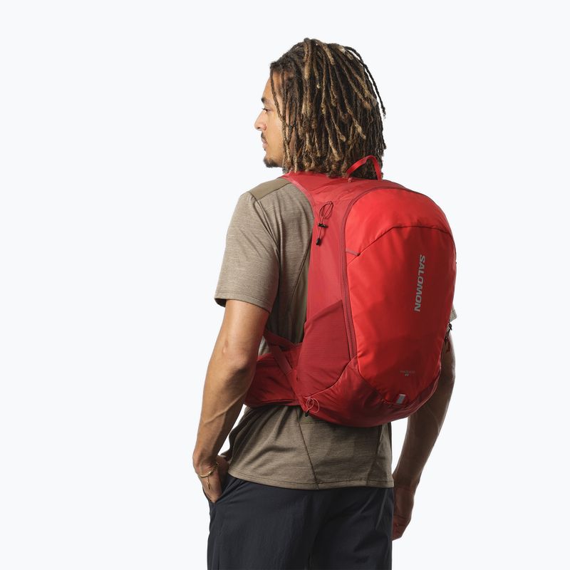 Salomon Trailblazer 20 l zaino da trekking dahlia/rosso ad alto rischio 3