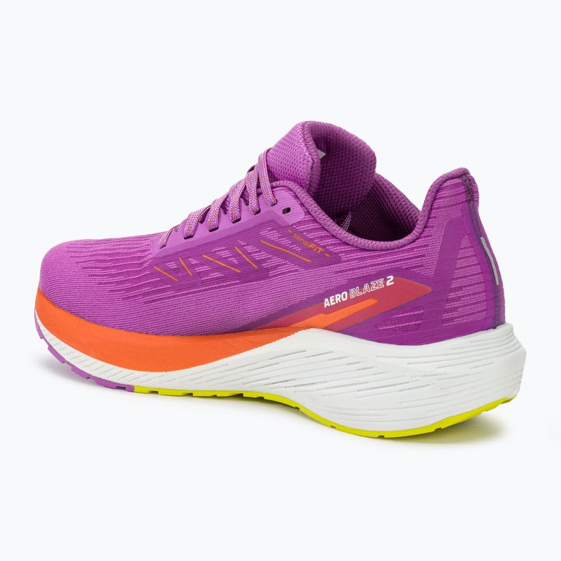 Scarpe da corsa da donna Salomon Aero Blaze 2 iris orchid/dragon fire/sulphur spring 3