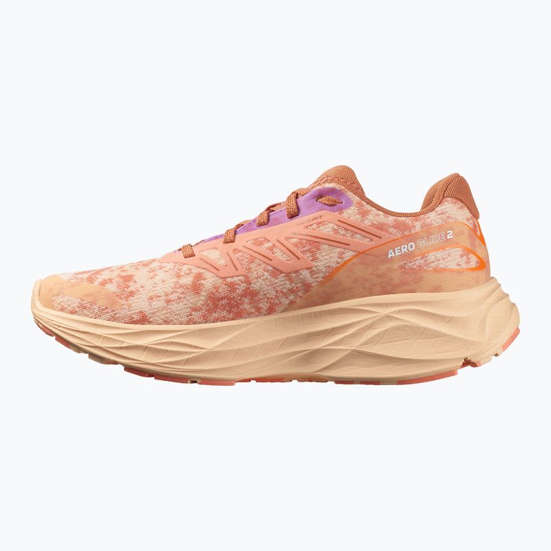 Salomon Aero Glide 2 scarpe da corsa da donna spice route/peach quartz/fresh salmon 10