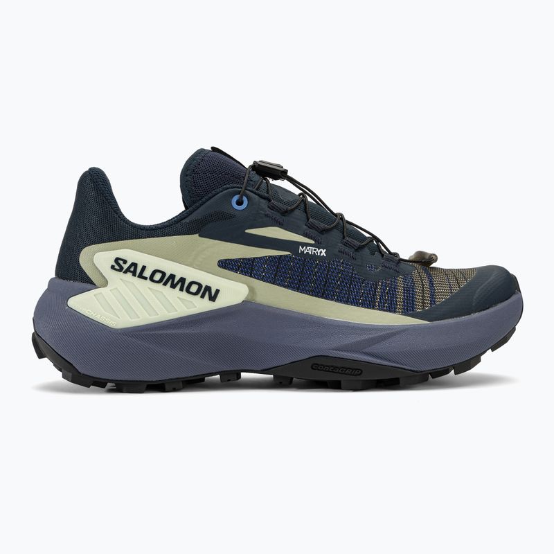 Salomon Genesis scarpe da corsa donna carbonio/grisalle/aloe wash 2