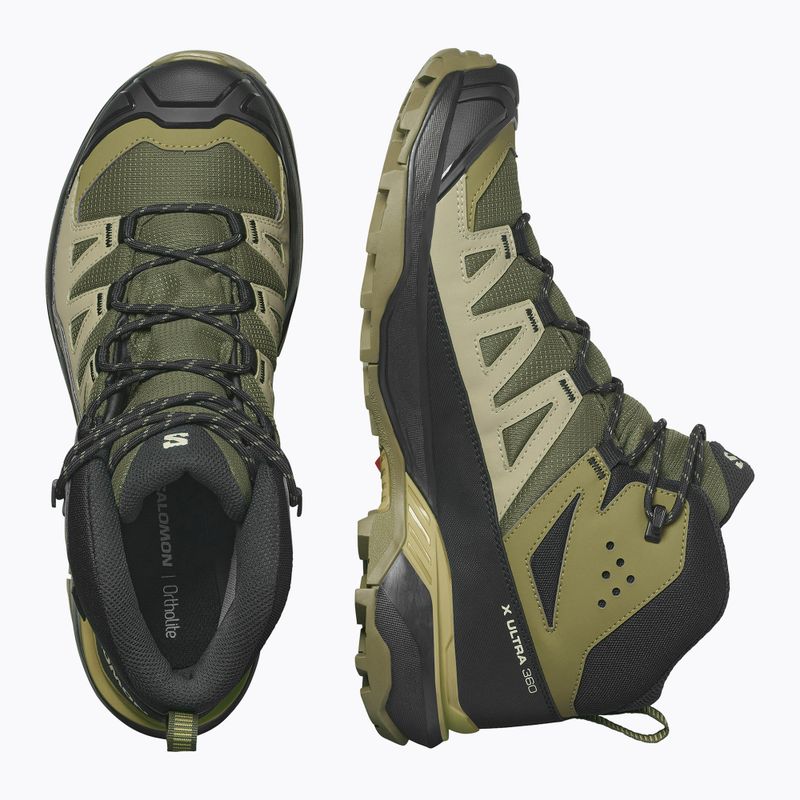 Scarponi da trekking da uomo Salomon X Ultra 360 MID GTX olive night/slate green/southern moss 13