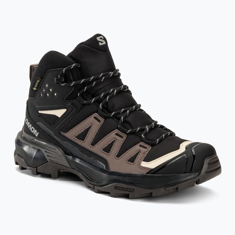Scarpe da trekking da donna Salomon X Ultra 360 MID GTX nero/plum kitten/shale