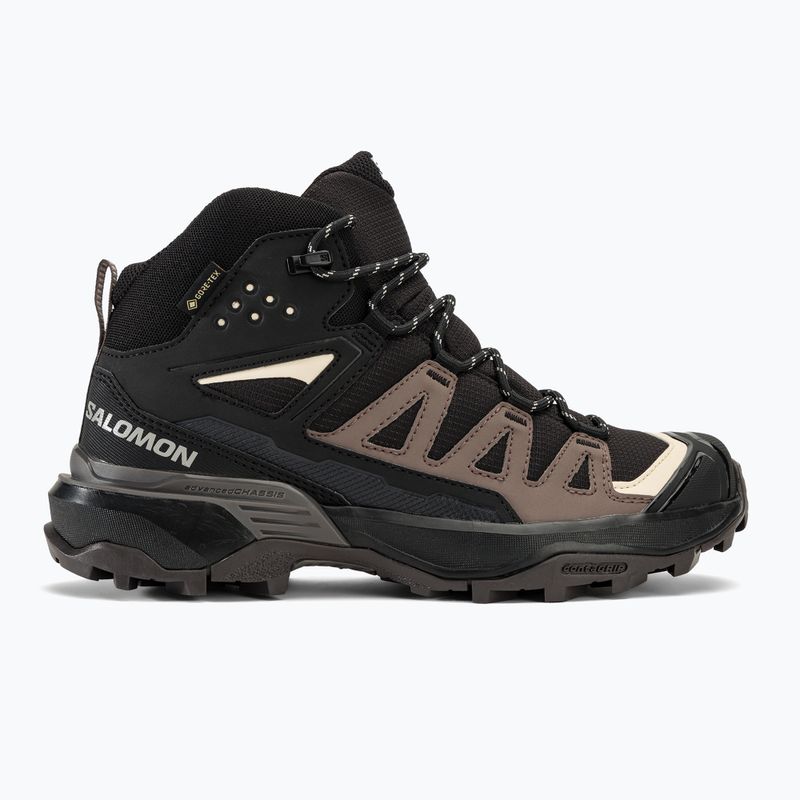 Scarpe da trekking da donna Salomon X Ultra 360 MID GTX nero/plum kitten/shale 2
