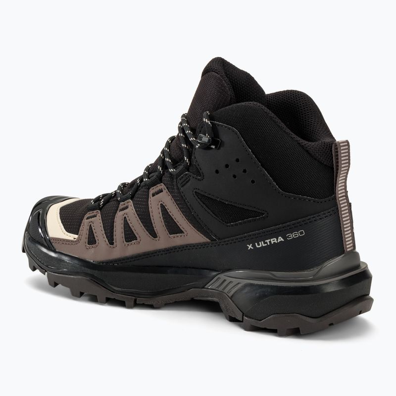 Scarpe da trekking da donna Salomon X Ultra 360 MID GTX nero/plum kitten/shale 3