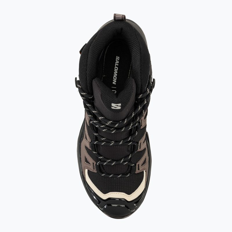 Scarpe da trekking da donna Salomon X Ultra 360 MID GTX nero/plum kitten/shale 5