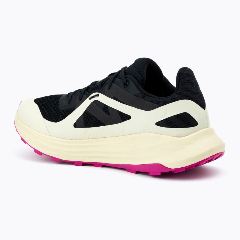 Scarpe da corsa Salomon Ultra Flow donna nero/giallo trasparente/viola rosa 3