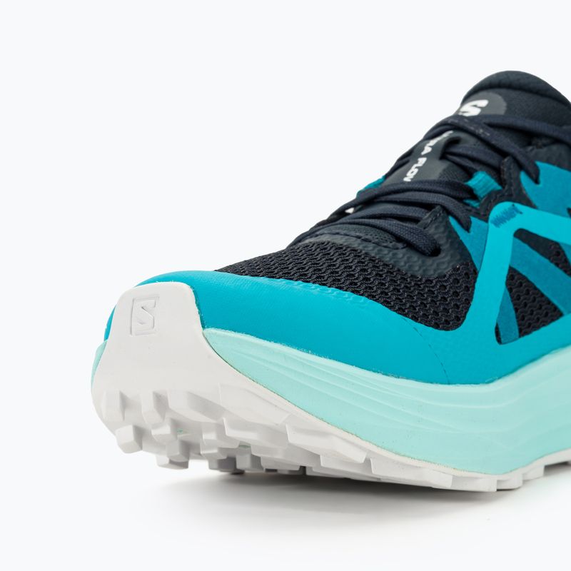 Salomon Ultra Flow scarpe da corsa donna carbonio/blu pavone/bianco 7