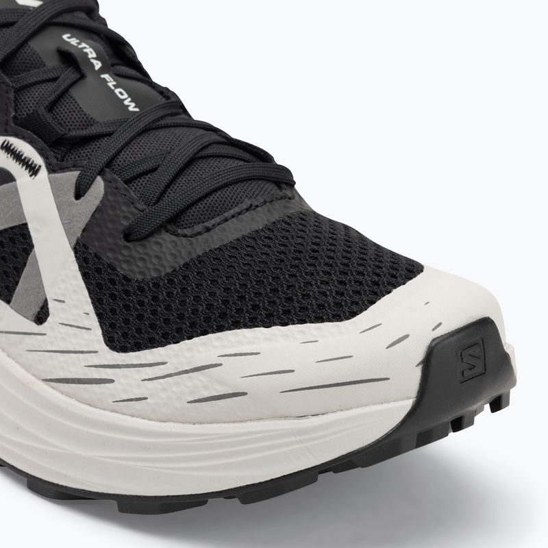 Salomon Ultra Flow scarpe da corsa uomo nero/grigio ghiacciaio/tinta unita 7