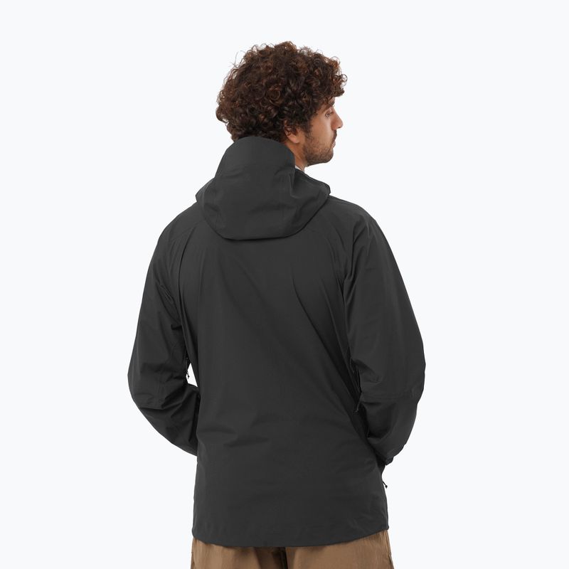 Giacca antipioggia da uomo Salomon Outerpath Pro 2.5 l deep black 2