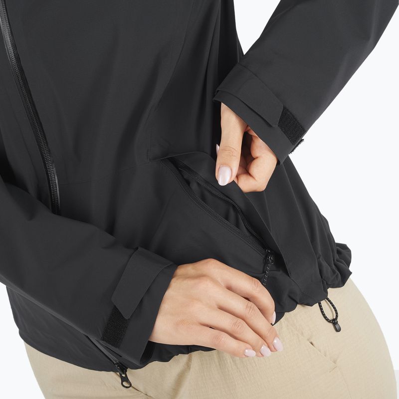 Giacca a vento da donna Salomon Outerpath 2.5L nero intenso 6