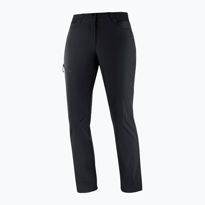 Pantaloni da trekking da donna Salomon Wayfarer nero profondo 6