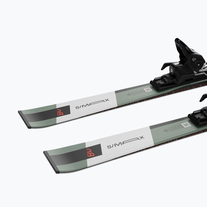 Sci da discesa Salomon S/Max 8 + attacchi M10 GW verde petrolio/nero/bianco 6