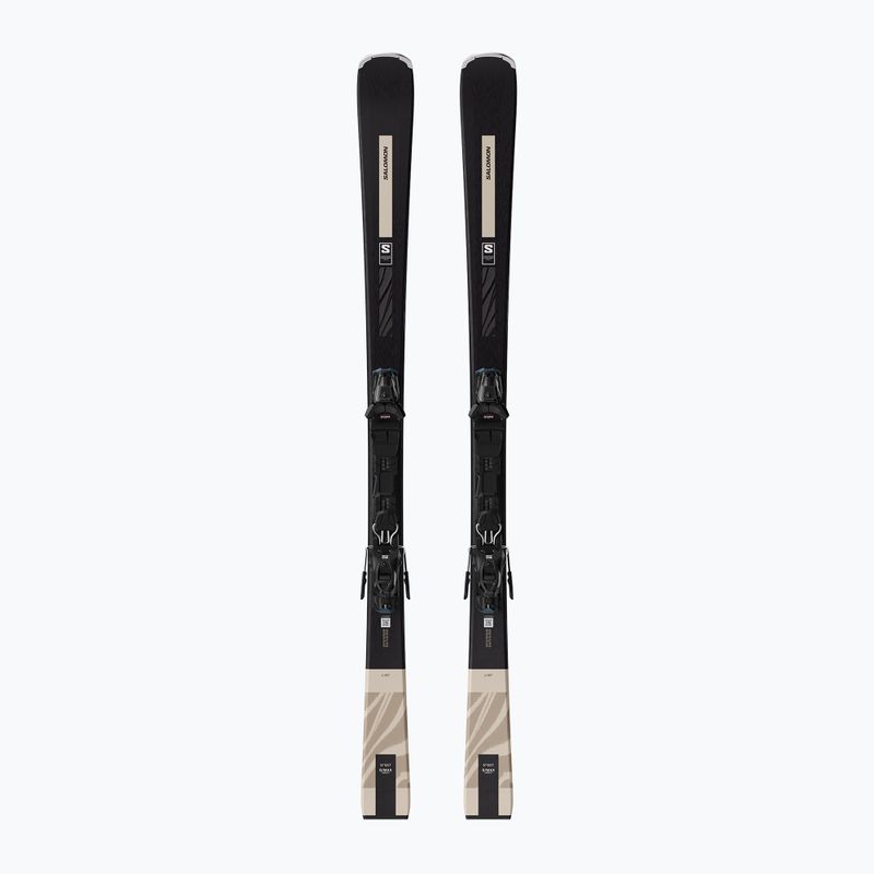Sci da discesa da donna Salomon S/Max N°6 XT + M10 GW nero/avorio crema met.