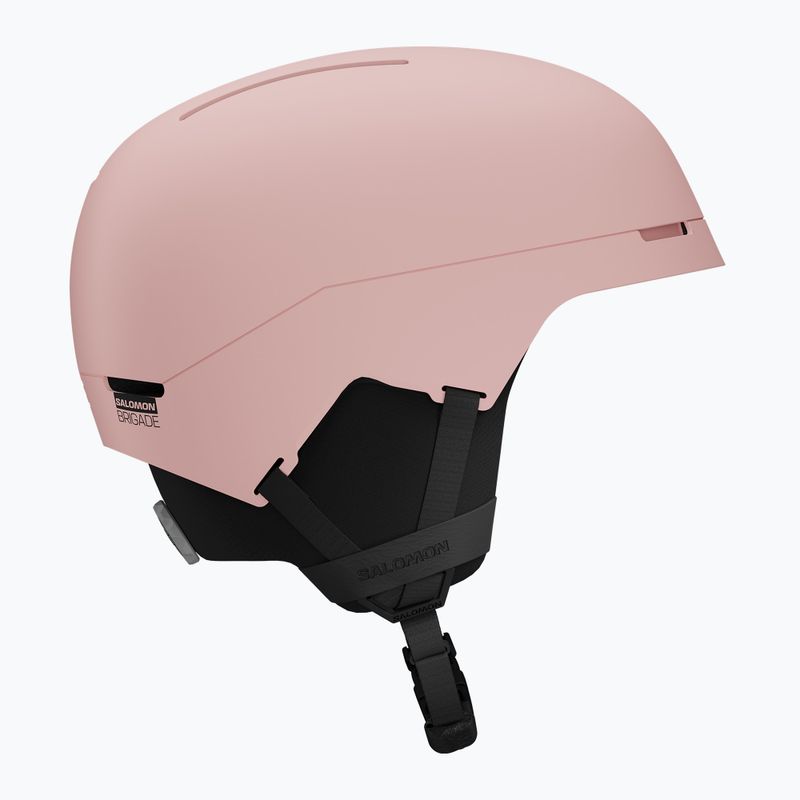 Casco da sci Salomon Brigade celeste rosa 2