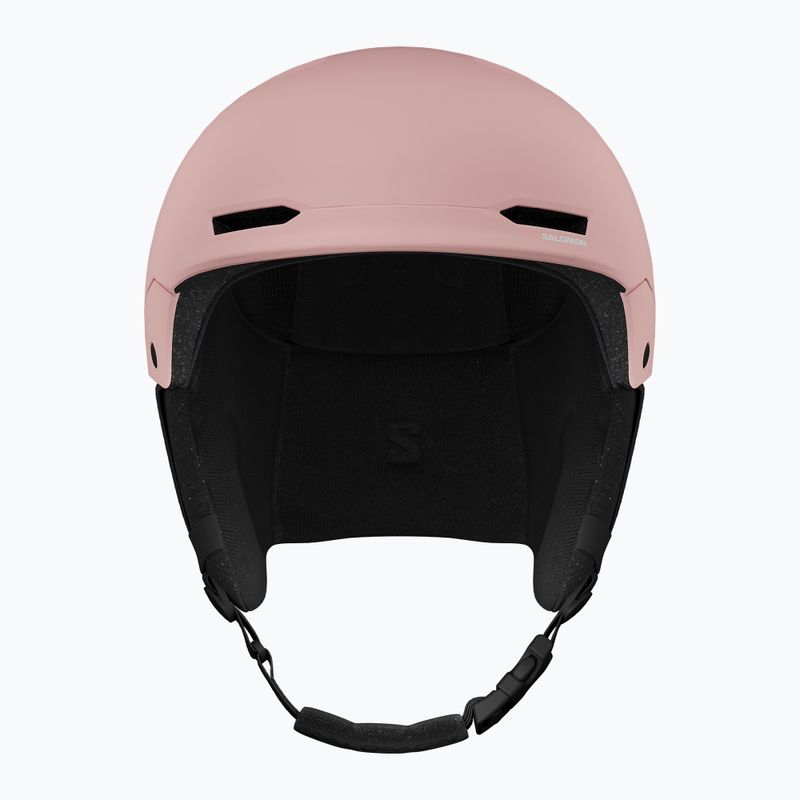 Casco da sci Salomon Husk Jr per bambini rosa celeste