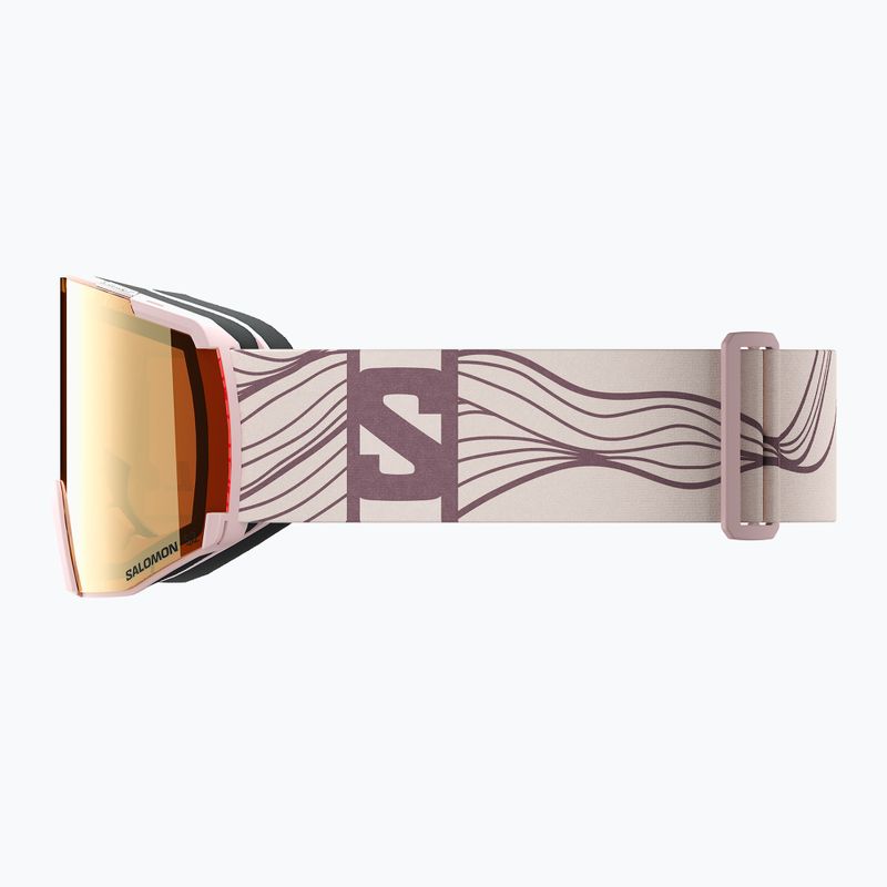 Salomon S/View occhiali da sci rosa celeste/ml rubino 2