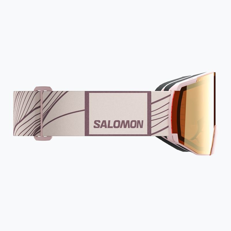 Salomon S/View occhiali da sci rosa celeste/ml rubino 4