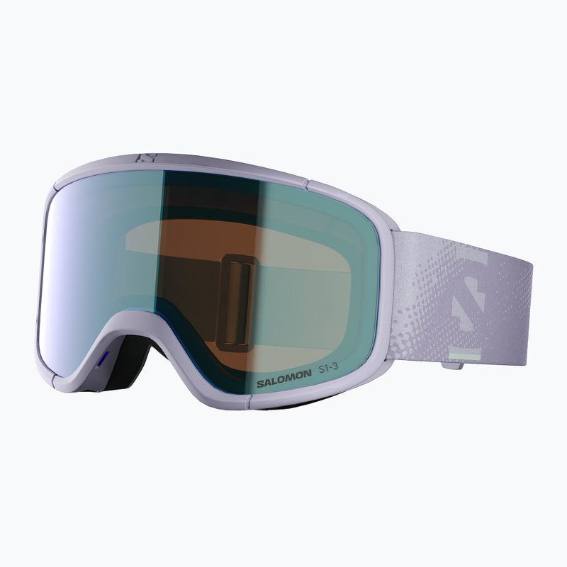 Maschera da sci Salomon Aksium 2.0 S Photo evening haze/photo ml blue