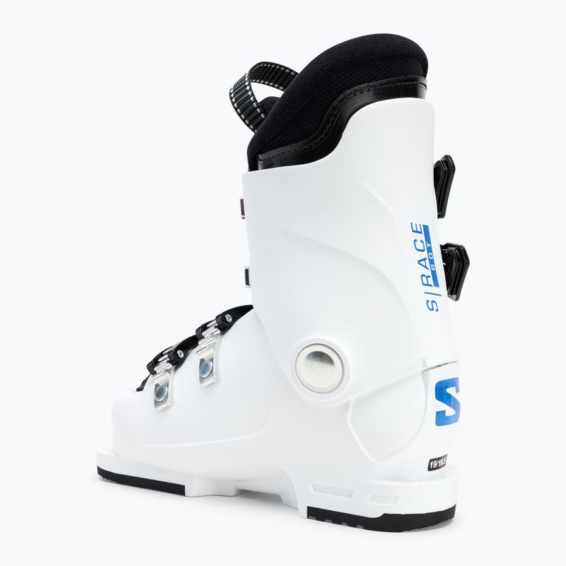 Scarponi da sci per bambini Salomon S/Race 60T M Jr bianco/bianco/blu processato 2