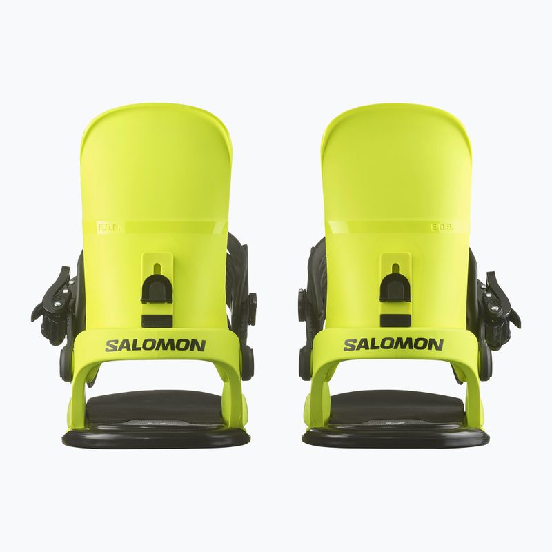 Attacchi da snowboard Salomon EDB giallo neon 3