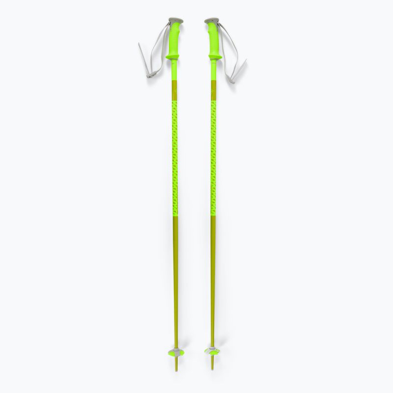 Salomon Polar bastoncini da sci giallo neon