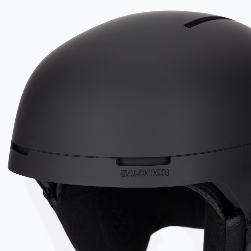 Casco da sci Salomon Brigade Round Fit black 7