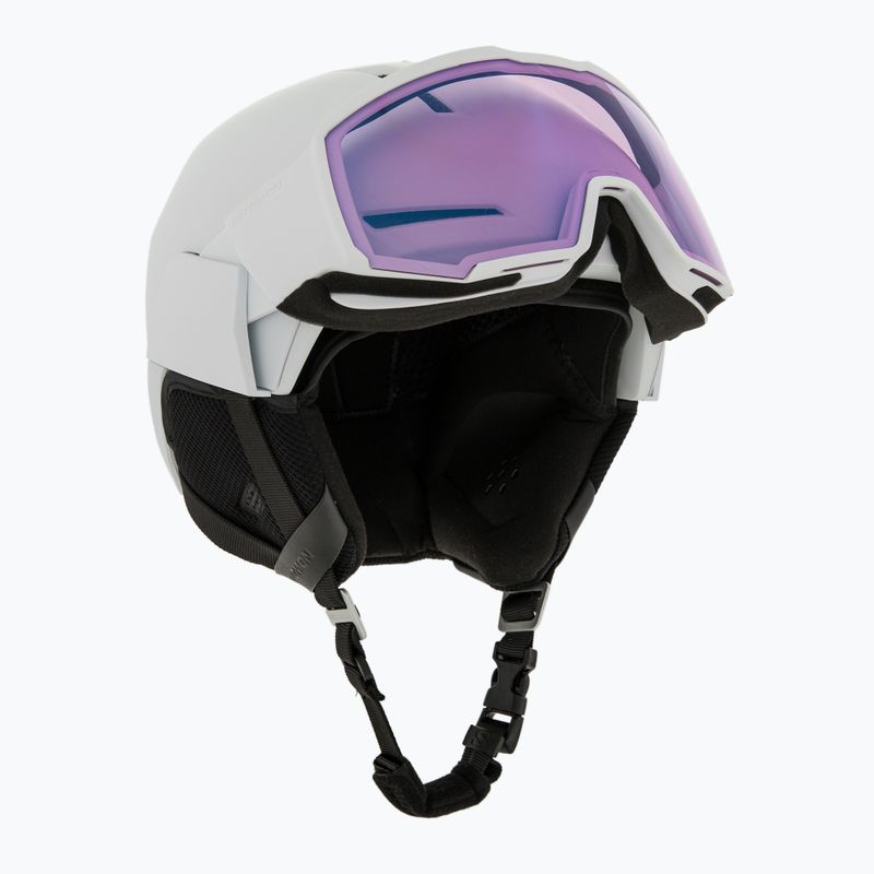 Casco da sci Salomon Osmo Pro Sigma Photo bianco/azzurro 9