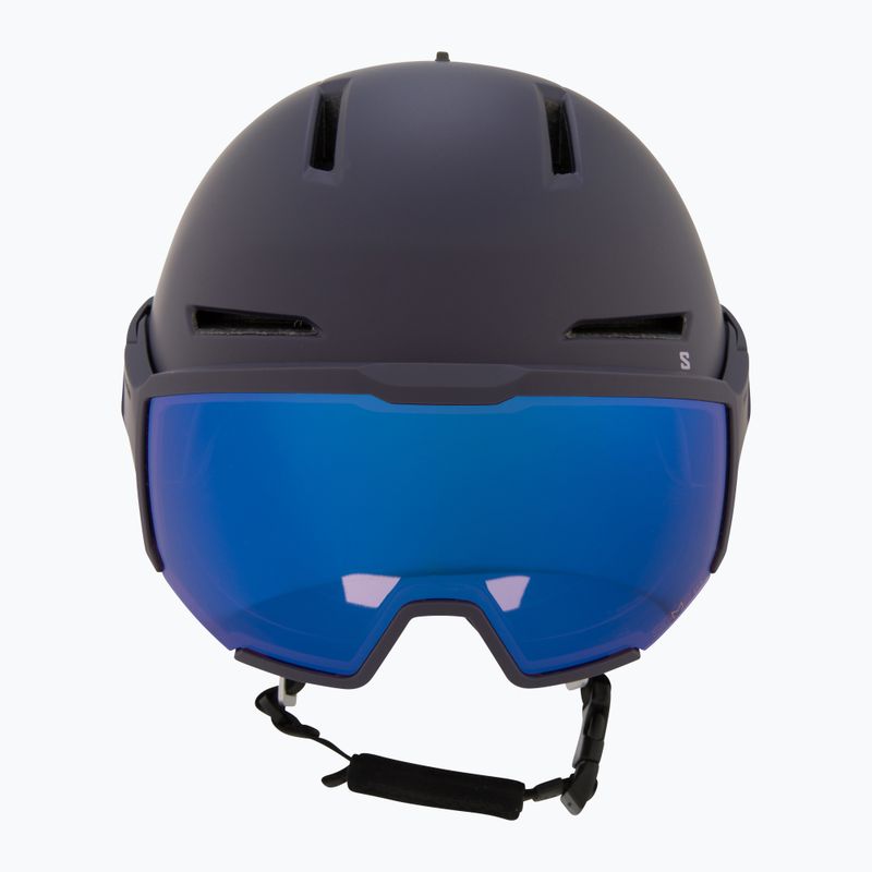 Casco da sci Salomon Osmo Pro Sigma Photo nightshade/blu cielo 2