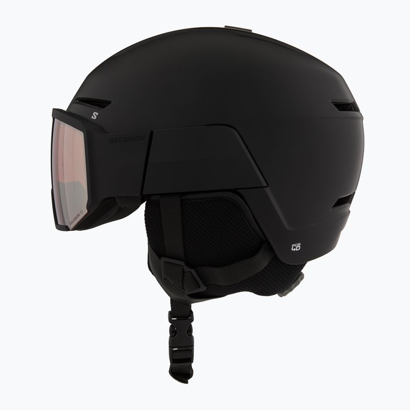 Casco da sci Salomon Osmo nero/arancio flash tonic 3