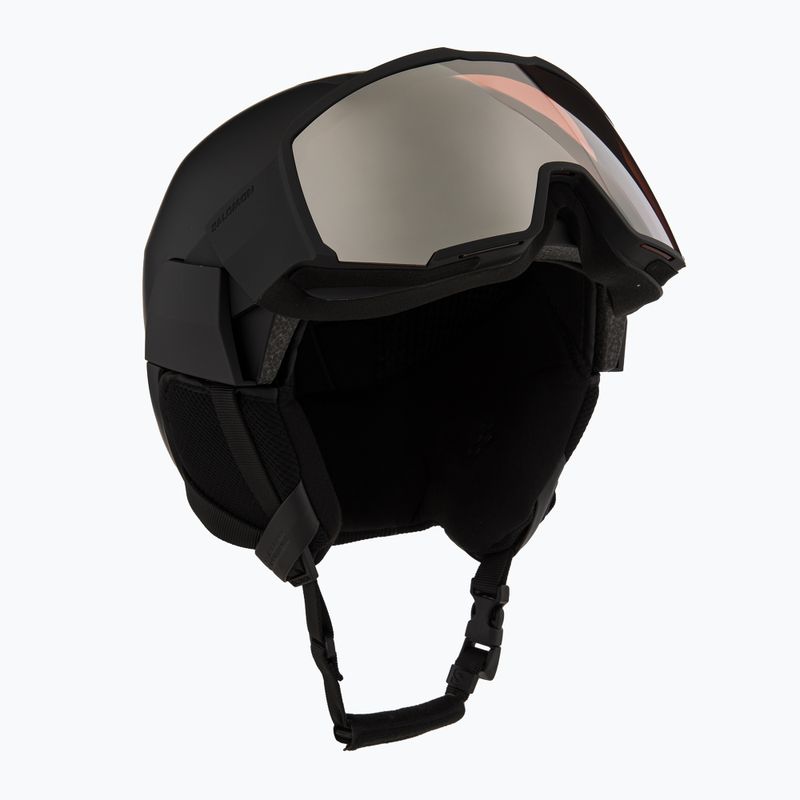 Casco da sci Salomon Osmo nero/arancio flash tonic 10
