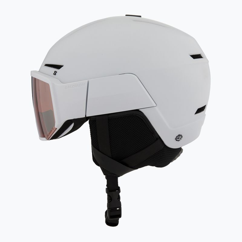 Casco da sci Salomon Osmo bianco/flash tonic arancione 3