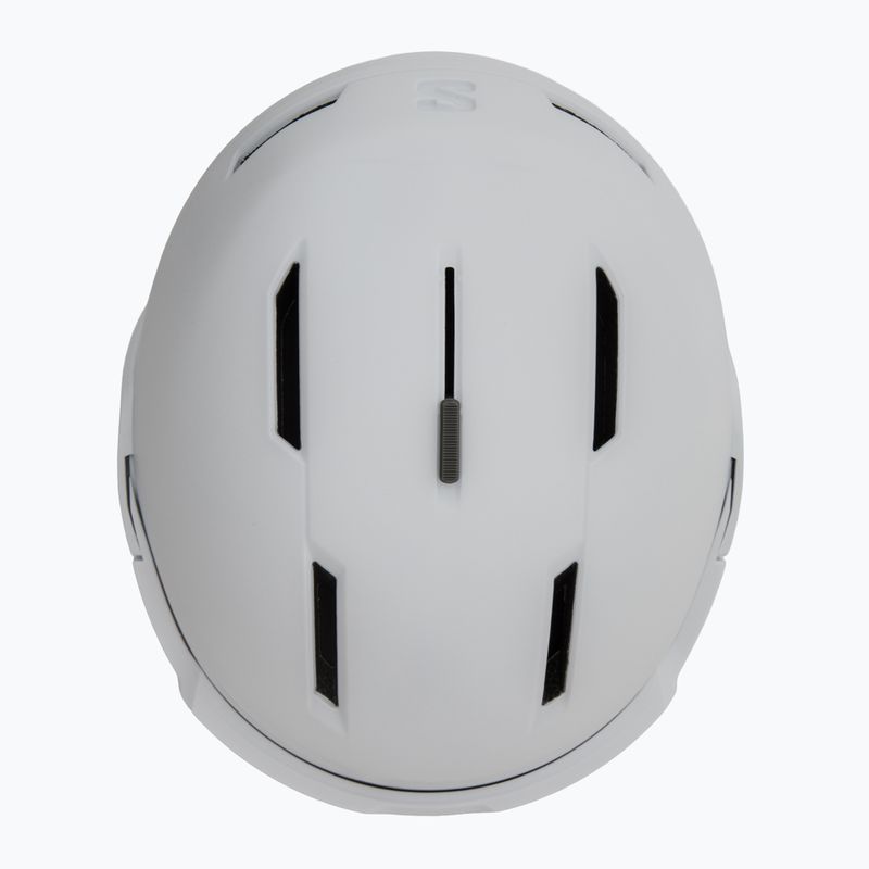 Casco da sci Salomon Osmo bianco/flash tonic arancione 6