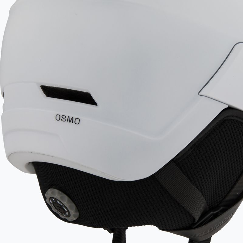 Casco da sci Salomon Osmo bianco/flash tonic arancione 7