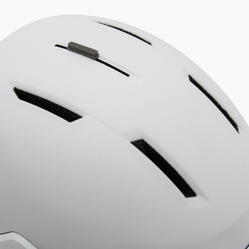 Casco da sci Salomon Osmo bianco/flash tonic arancione 9