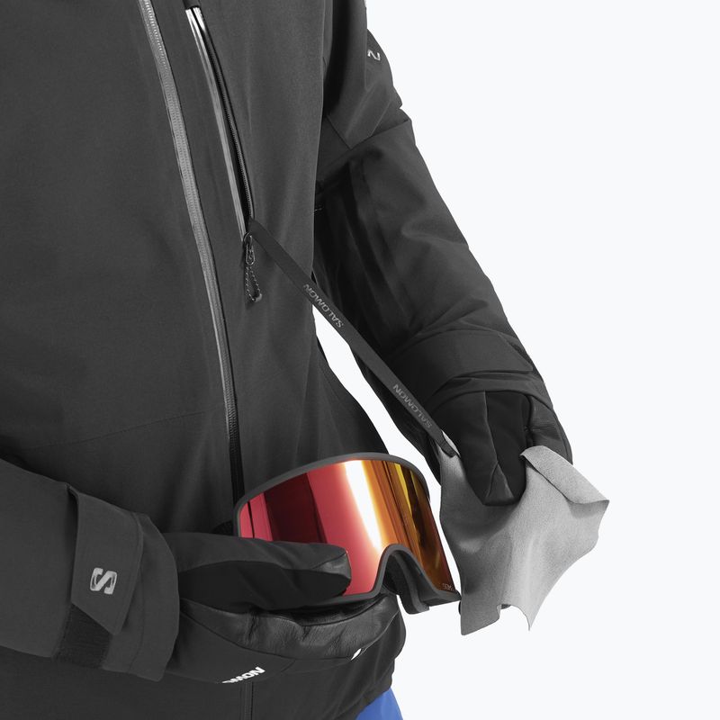 Giacca da sci da uomo Salomon Highland deep black 5