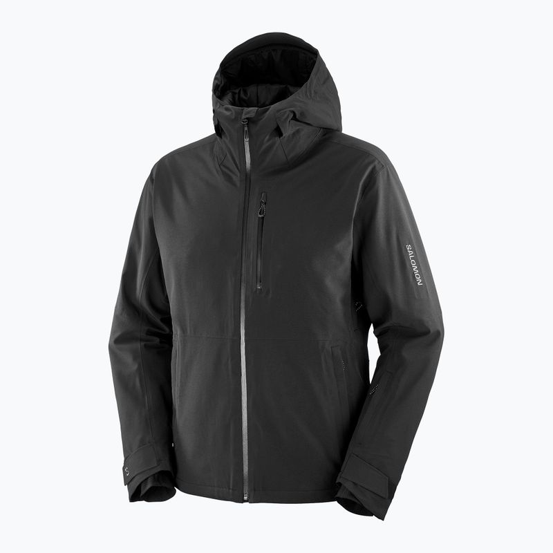 Giacca da sci da uomo Salomon Highland deep black 7