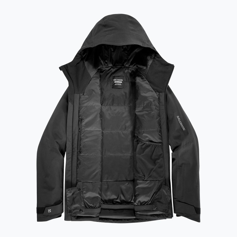 Giacca da sci da uomo Salomon Highland deep black 8