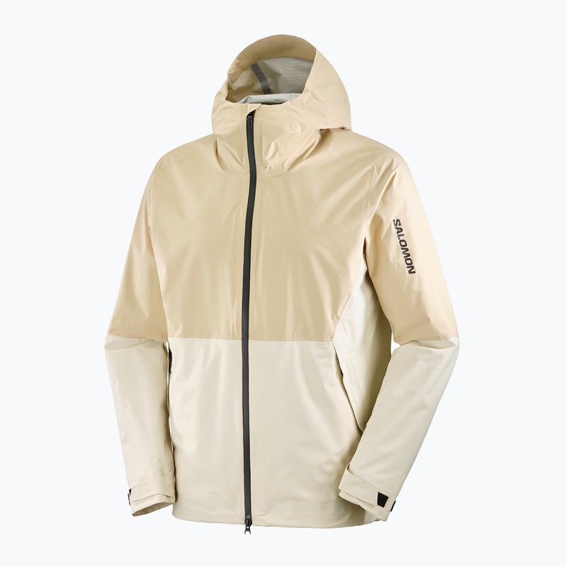 Giacca antipioggia Salomon Outerpath white pepper/rainy day da uomo 8