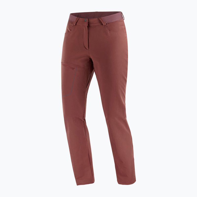 Pantaloni trekking da donna Salomon Wayfarer Warm rum raisin 7